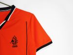 Camiseta retro Países Bajos 1998, primera equipación naranja con cuello polo. — foto 9