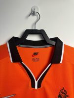 Camiseta retro de fútbol de Países Bajos, primera equipación, temporada 1998, manga larga. — foto 7