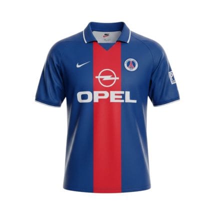 Camiseta PSG 2000/01 Primera Equipación — vista frontal en maniquí
