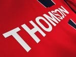 Camiseta retro PSG 2004/05 segunda equipación roja y azul — foto 7