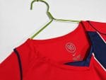 Camiseta retro PSG 2004/05 segunda equipación roja y azul — foto 9