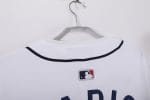 Camiseta estilo béisbol PSG 2025 blanca con ribetes negros. — foto 3