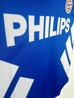 Camiseta retro PSV Eindhoven 1994-1995 segunda equipación azul y blanca — foto 2