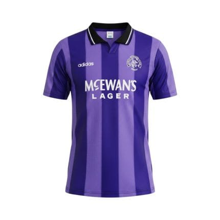 Camiseta retro Rangers 1994/95 tercera equipación — vista frontal en maniquí