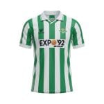 Camiseta retro Real Betis 1988/89 primera equipación — vista frontal en maniquí