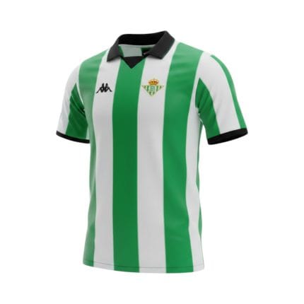 Camiseta retro Real Betis 1998/99 primera equipación — vista frontal en maniquí