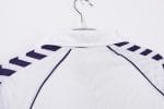 Camiseta retro Real Madrid 1986/87 primera equipación, blanca con detalles morados y sponsor Parmalat. — foto 2