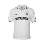 Camiseta retro Real Madrid 1988/90 primera equipación — vista frontal en maniquí