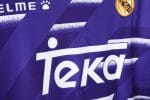 Camiseta retro Real Madrid 1994-96, segunda equipación morada de manga corta. — foto 6