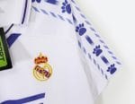 Camiseta retro Real Madrid 1996/97, primera equipación, blanca con detalles azules y sponsor Teka. — foto 4