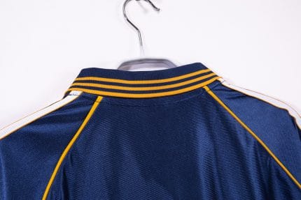 Camiseta retro Real Madrid 1998/00 tercera equipación azul marino — foto 2