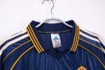 Camiseta retro Real Madrid 1998/00 tercera equipación azul marino — foto 9