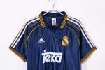 Camiseta retro Real Madrid 1998/00 tercera equipación azul marino — foto 10