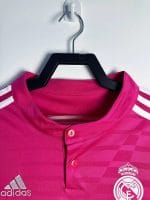 Camiseta retro Real Madrid 2014/15, segunda equipación fucsia de manga larga. — foto 7