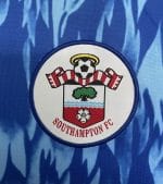 Camiseta retro Southampton 1992-93 segunda equipación azul con patrón. — foto 4