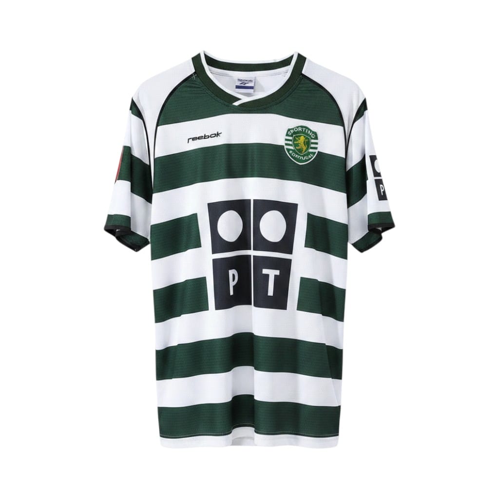 camiseta-retro-sporting-de-portugal-2001-03-primera-equipacion-01 Camiseta retro Sporting de Portugal 2001/03 primera equipación — vista frontal en maniquí