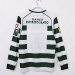 Camiseta retro Sporting de Portugal 2001/03 Primera Equipación manga larga — foto 4