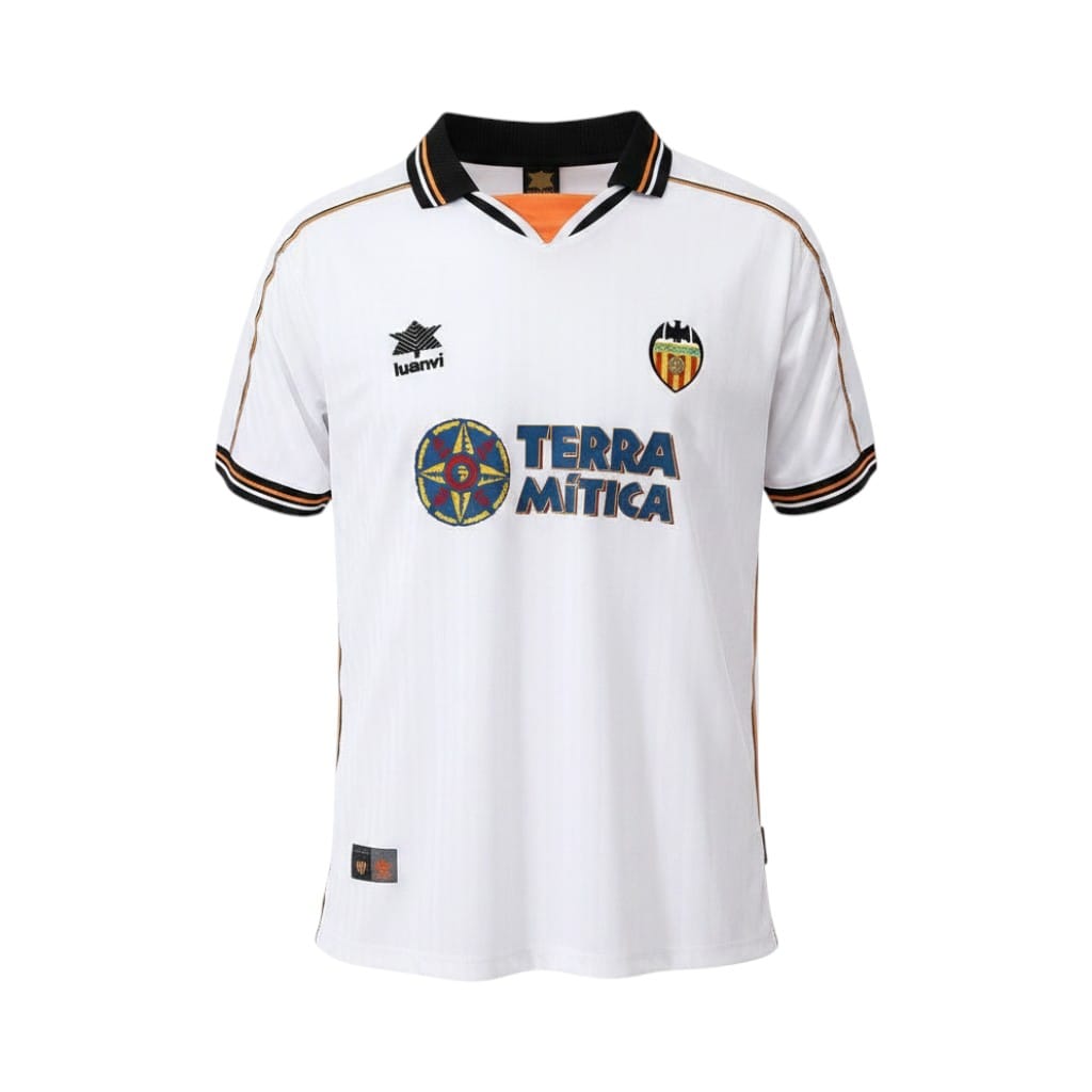 camiseta-retro-valencia-cf-1999-00-primera-equipacion-01 Camiseta retro Valencia CF 1999/00 Primera Equipación — vista frontal en maniquí
