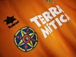 Camiseta retro Valencia CF 1999/00 segunda equipación naranja Luanvi Terra Mítica — foto 5