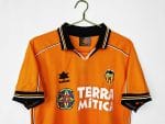 Camiseta retro Valencia CF 1999/00 segunda equipación naranja Luanvi Terra Mítica — foto 10