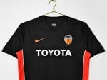 Camiseta retro Valencia CF 2006/07 segunda equipación negra — foto 4