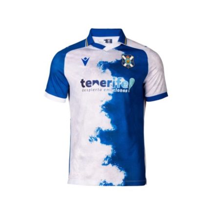 Camiseta de la primera equipación del CD Tenerife para la temporada 2026-27. Talla de adulto. Vista frontal.