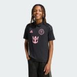 Camiseta de fútbol visitante para niños del Inter Miami temporada 2026/2027. Segunda equipación oficial para los más pequeños.