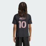 Camiseta de fútbol visitante para niños del Inter Miami temporada 2026/2027. Segunda equipación oficial para los más pequeños.