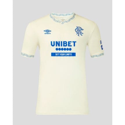Camiseta visitante de adulto del Rangers FC para la temporada 2026-2027. Segunda equipación oficial del club escocés.
