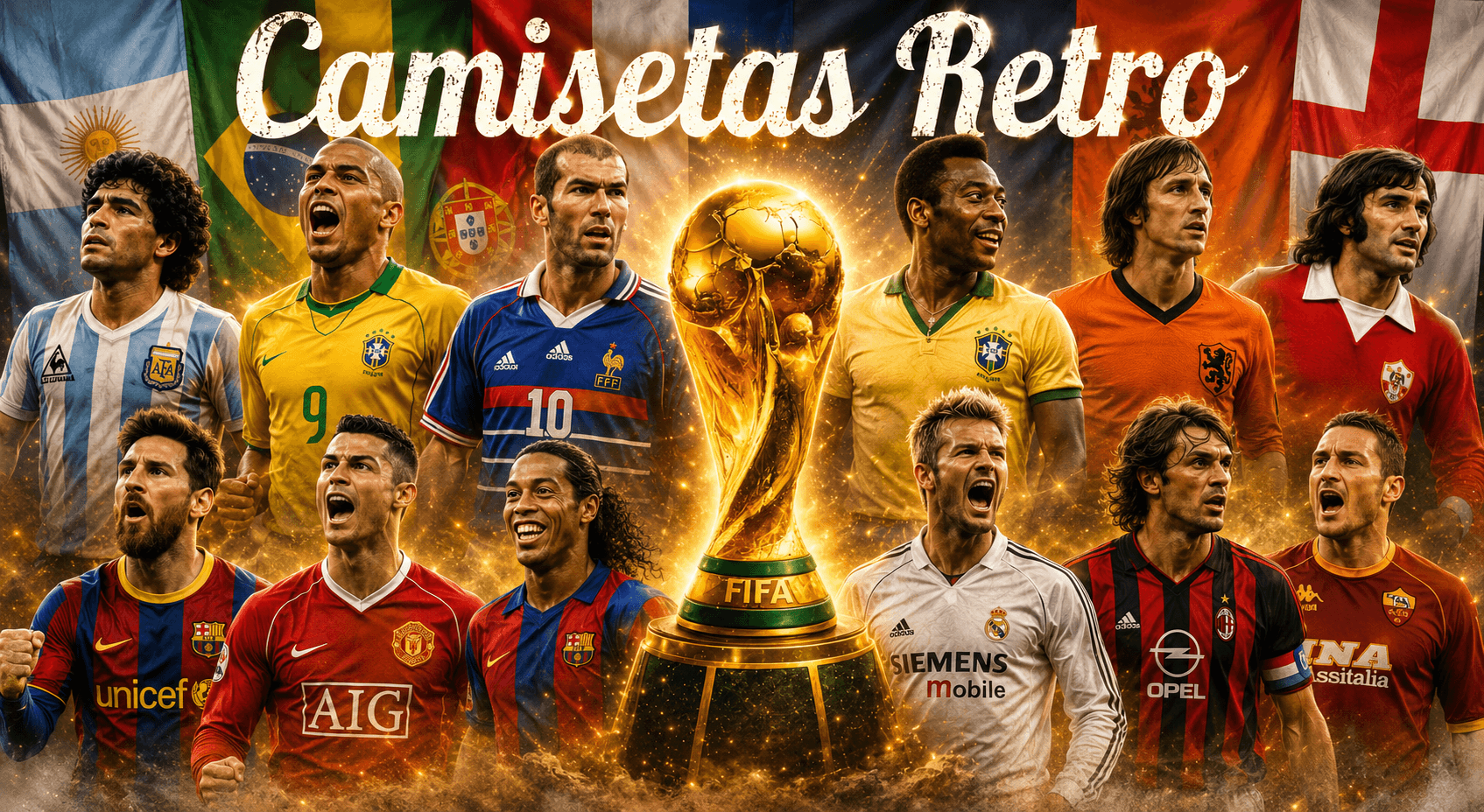 camisetas de futbol Retro