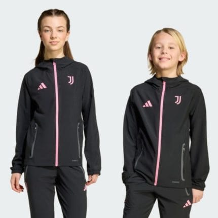 Chándal oficial de entrenamiento del Juventus para niño, temporada 26/27. Conjunto completo de chaqueta y pantalón.