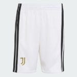 Conjunto primera equipación de fútbol del Juventus para niños, temporada 26/27. Incluye camiseta y pantalón corto.