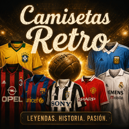 logo camisetas futbol retro