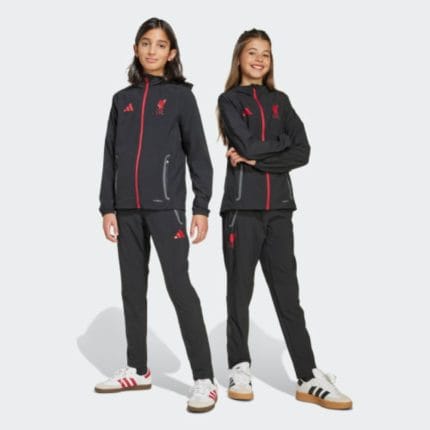 Pantalón de viaje del Liverpool FC para adulto, modelo Tiro 25 Competition, de la equipación visitante 2024-2025.
