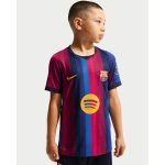 Equipación local del Barcelona para niño 2027. El conjunto blaugrana oficial para los culés más pequeños.