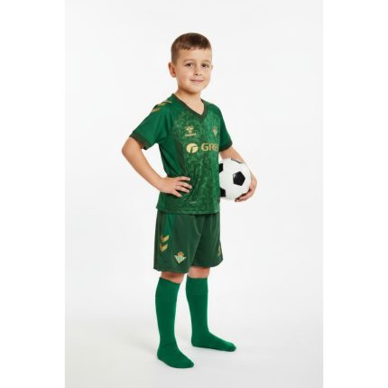 Camiseta de la segunda equipación del Real Betis para niños, temporada 2026/27. Producto oficial.