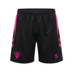 Tercera equipación del Málaga CF para niños de la temporada 2026/27. Camiseta y pantalón de fútbol infantil del Málaga.