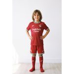 Tercera equipación oficial de la Real Sociedad para niños 26/27. Camiseta de fútbol infantil para jóvenes aficionados txuri-urdin.
