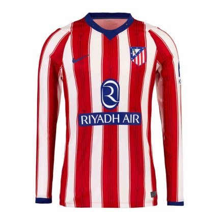 Camiseta de manga larga para adulto del Atlético de Madrid, primera equipación oficial de la temporada 26/27.