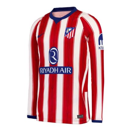 Camiseta de manga larga para adulto del Atlético de Madrid, primera equipación oficial de la temporada 26/27.