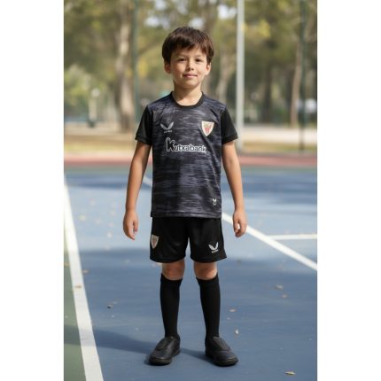 Camiseta de portero del Athletic Bilbao para niño, equipación oficial de la temporada 2026-2027. Versión infantil.