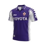 Camiseta retro Fiorentina 1999/2000 Primera Equipación — vista frontal en maniquí