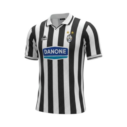 Camiseta retro Juventus 1994/95 primera equipación. — vista frontal en maniquí