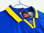 Camiseta retro Juventus 1995/96 segunda equipación azul con detalles amarillos — foto 5