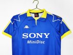 Camiseta retro Juventus 1997/98 segunda equipación azul y amarilla — foto 11