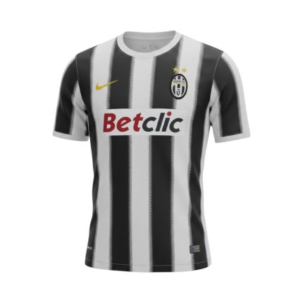Camiseta retro Juventus 2011/12 primera equipación — vista frontal en maniquí