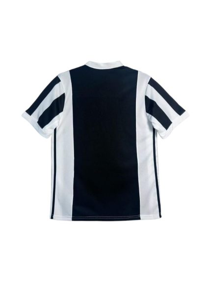 Camiseta retro Juventus 2017/18, primera equipación, rayas blancas y negras, sponsor Jeep. — foto 2