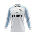 Camiseta retro Lazio 1998/00 tercera equipación manga larga — vista frontal en maniquí