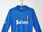 Camiseta retro Nápoles 1987/88 primera equipación manga larga — foto 10