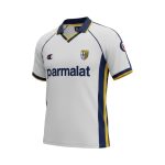 Camiseta retro Parma 2003/04 segunda equipación — vista frontal en maniquí